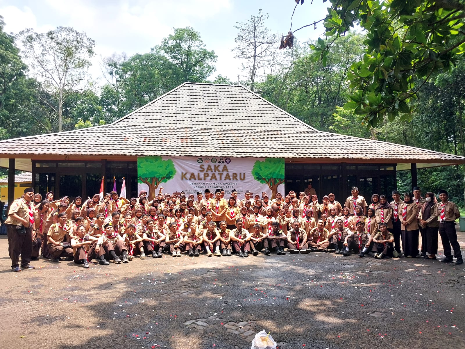 Anggota Praskarpati Mengikuti pelantikan Saka Kalpataru angkatan ke-3